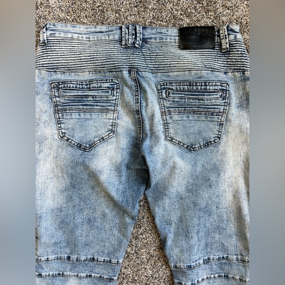 XRAY Men’s Jeans in acid wash slim fit elastic flex stretch size 34/30 - Picture 5 of 10